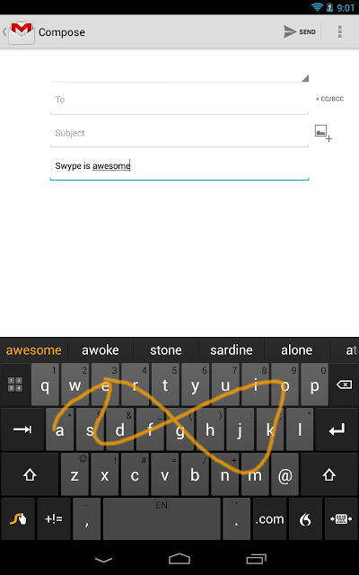 Swype Keyboard Androidアプリ