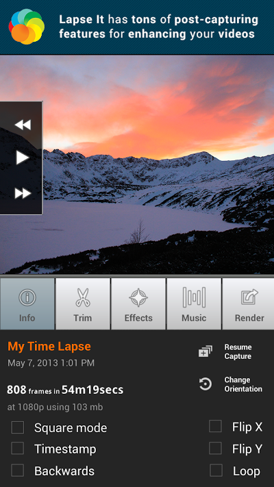 Lapse It • Time Lapse • Pro Androidアプリ