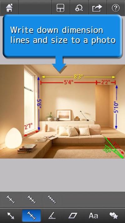 計測メモ - 写真に寸法をメモ - Androidアプリ