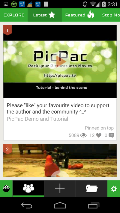 PicPac ストップモーション＆微速度撮影 Androidアプリ