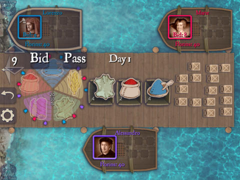 Reiner Knizia's Medici HD iPadアプリ