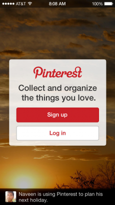 Pinterest – おしゃれな画像や写真を検索 iPhoneアプリ