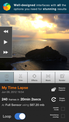 Lapse It Pro iPhoneアプリ