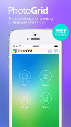 PhotoGrid 写真&動画コラージュ iPhoneアプリ