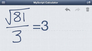 MyScript Calculator - 手書き電卓 iPhoneアプリ