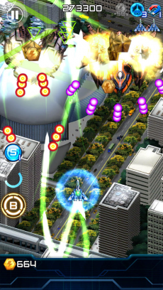 ライトニングファイター2: 弾幕スペースシューティングゲーム iPhoneアプリ